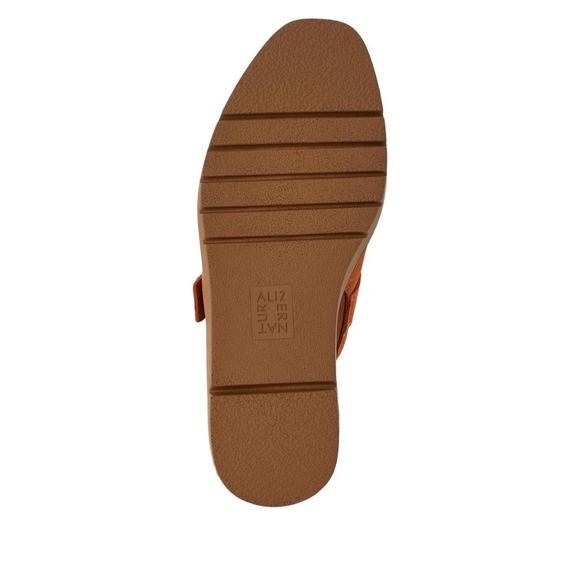 Naturalizer Brown Suede Mules with Buckle - Picture 7 of 11